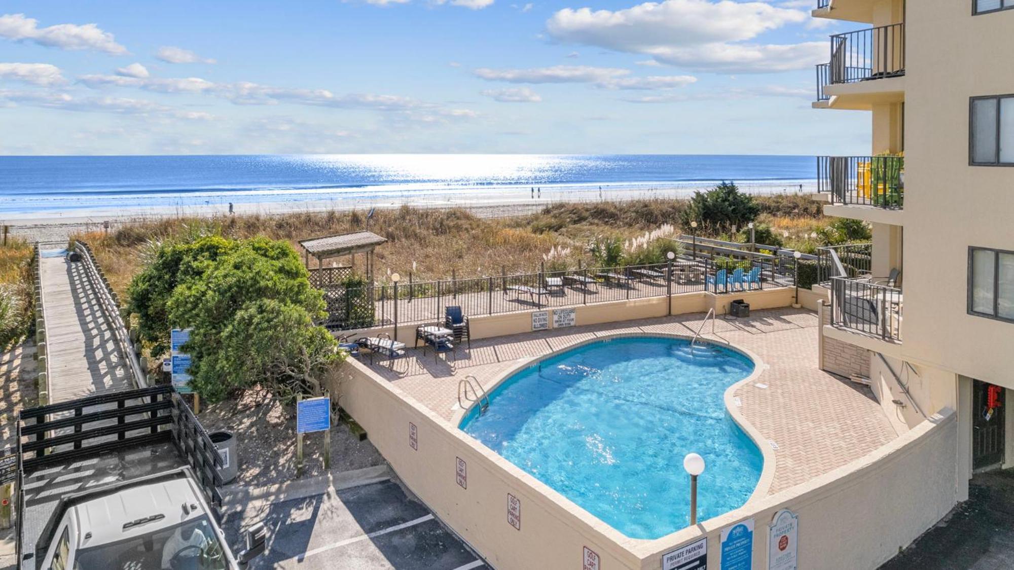 Expansive Oceanfront Balcony At The Summit W Pool Apartment Myrtle Beach Exterior photo