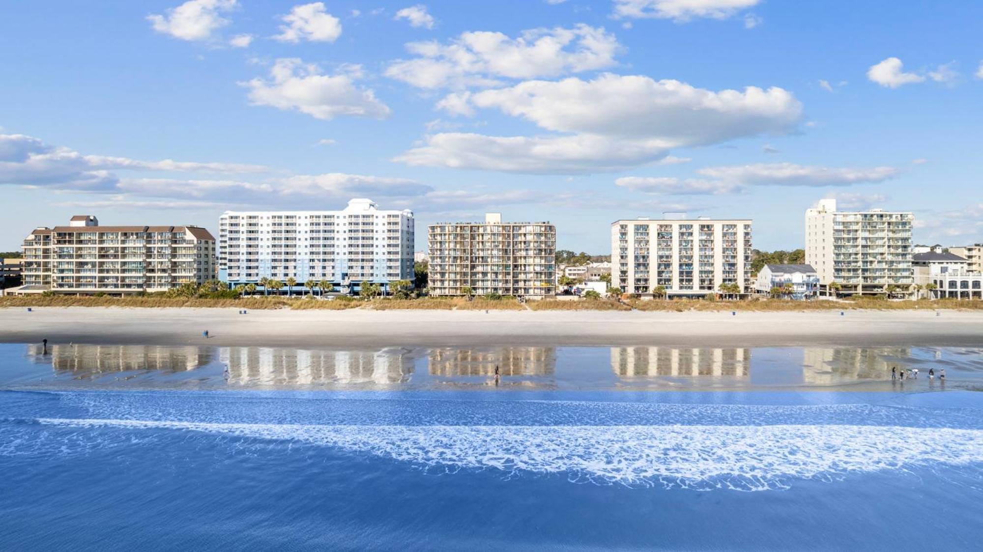 Expansive Oceanfront Balcony At The Summit W Pool Apartment Myrtle Beach Exterior photo