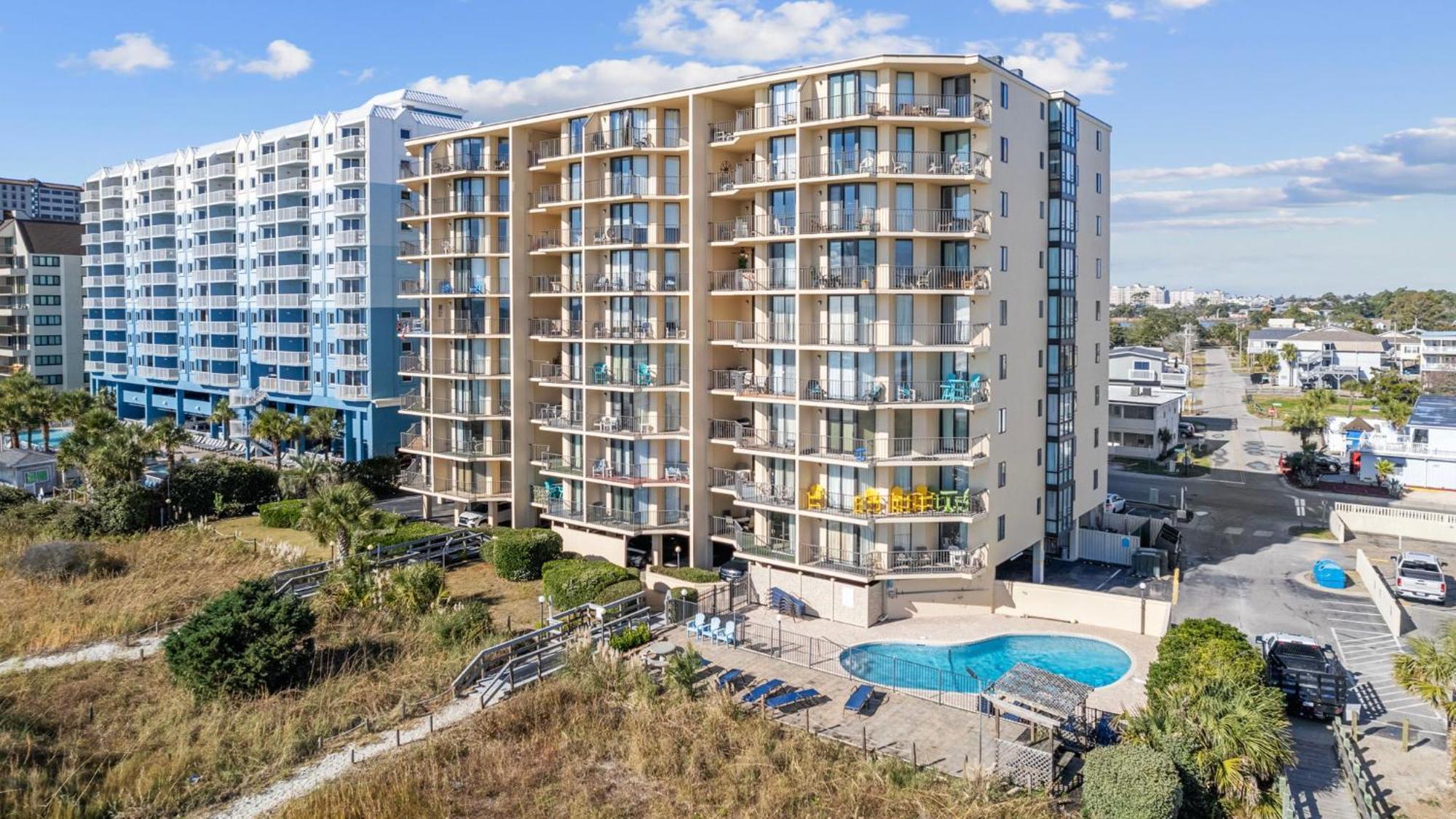 Expansive Oceanfront Balcony At The Summit W Pool Apartment Myrtle Beach Exterior photo