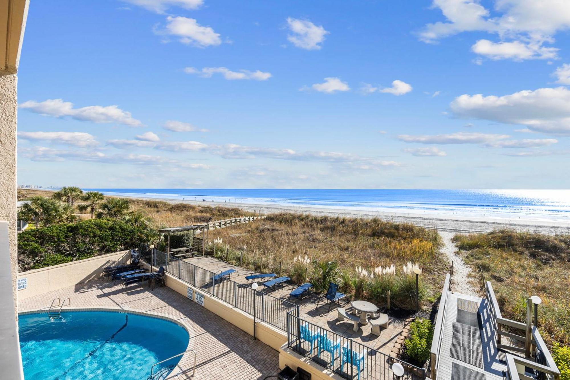 Expansive Oceanfront Balcony At The Summit W Pool Apartment Myrtle Beach Exterior photo