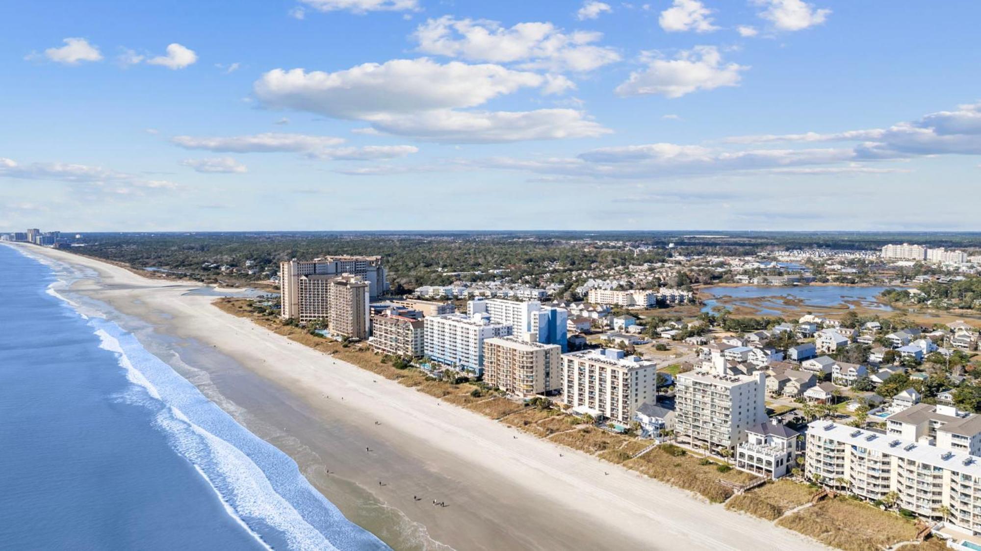 Expansive Oceanfront Balcony At The Summit W Pool Apartment Myrtle Beach Exterior photo