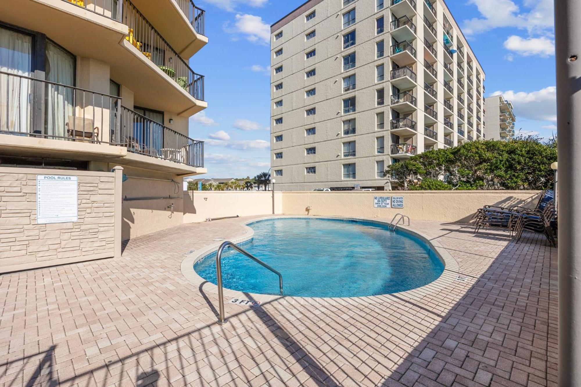 Expansive Oceanfront Balcony At The Summit W Pool Apartment Myrtle Beach Exterior photo